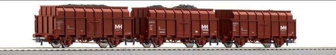 Set of 3 open freight cars "Maxhutte"<br /><a href='images/pictures/Roco/45970.jpg' target='_blank'>Full size image</a>